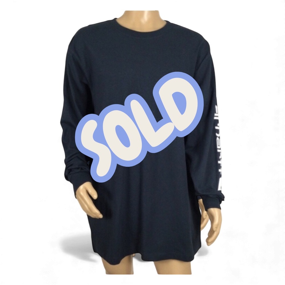 CARHARTT Crew Neck Long Sleeved Tee, Loose Fit, Long Length - Picture 1 of 4